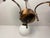 Vintage Mid-Century 3-Light Opaline Glass Chandelier from Kaj, Former Yugoslavia, 1970s For Sale - Image 9 of 11