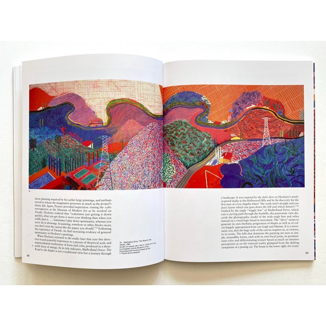 Teal David Hockney Vintage 1995 First Edition Modern Masters Pop Art Book For Sale - Image 8 of 13