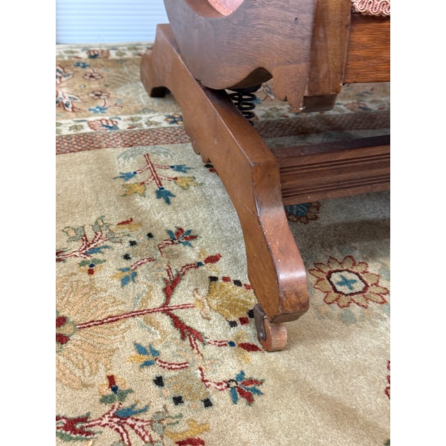 Victorian Platform Rocking Chairs, Vintage For Sale In San Francisco - Image 6 of 12