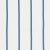 Sample - Schumacher Stripe Applique Sheer Fabric in Blue For Sale