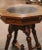 Place this interesting and detailed fruit wood table next to a couch or in a corner. Crafted in France, circa 1880, the...