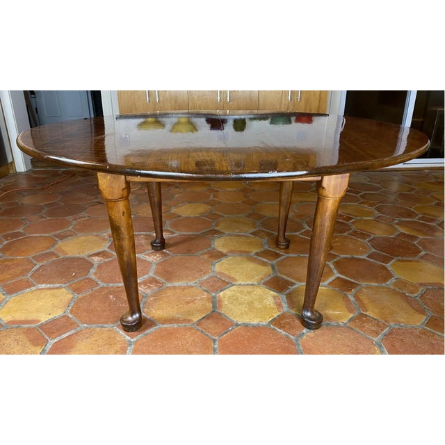 Mid 20th Century MidCentury Stickley Round Dining Table With Tapered