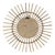 Mid-Century Rattan and Bamboo Sunburst Mirror, France, 1960s For Sale - Image 11 of 12