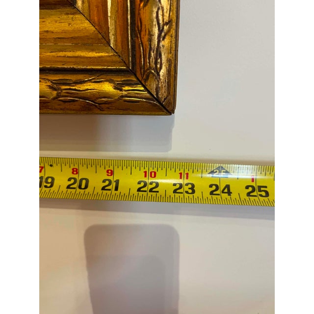 Wood Late 19th Century Italian Plaster Intaglios in Carved Gilt Frame Frame. For Sale - Image 7 of 10