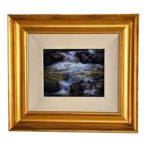 "Sheep Creek", Watercolor by Cynthia Underwood, u.s.A.