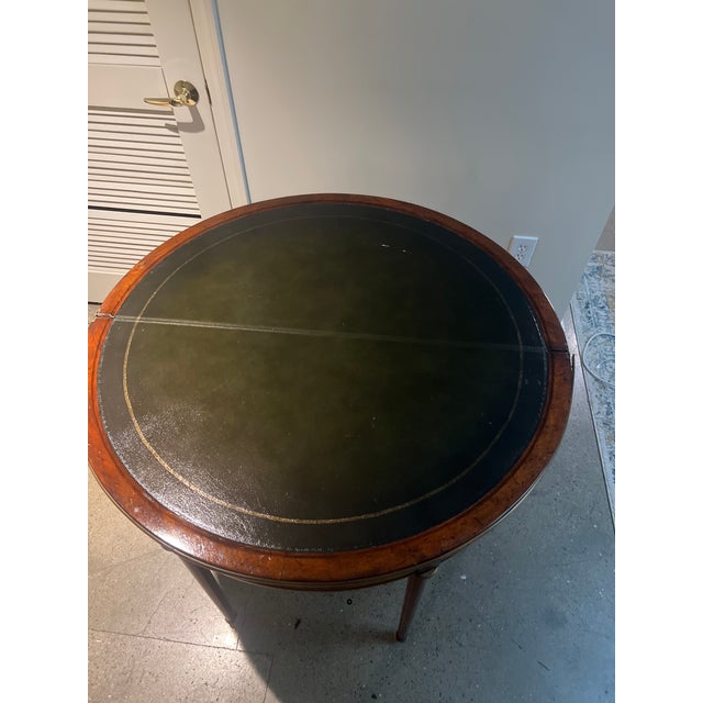 1960s Louis XVI Style Mahogany and Brass Card Table For Sale In Louisville - Image 6 of 8
