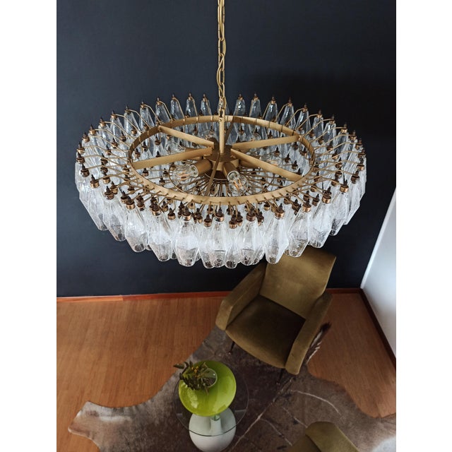 Antique Murano Glass Chandelier, 1990 For Sale - Image 16 of 18