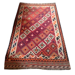 Iranian Flateweave Kilim Rug For Sale