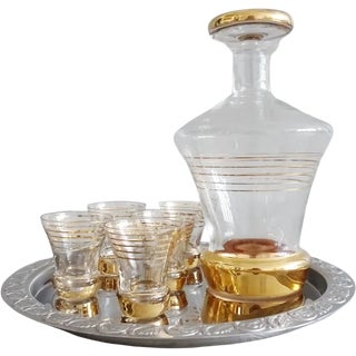 Mid-Century Liqueur Set, 1950s, Set of 7 For Sale