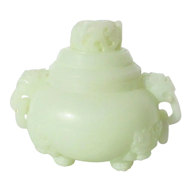 Vintage Peking Glass Incense Burner For Sale