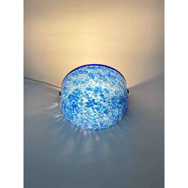 Vintage Murano Glass Neverrino Wall Lamp by Gae Aulenti for Vistosi, 1970s For Sale - Image 6 of 16