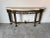 Beige Vintage Maitland Smith Bronze and Metal Console Table With Stone-Top/ Sold For Sale - Image 8 of 12