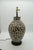 Black & Ivory Geometric Chulucanas Pottery Lamp – Handcrafted Peruvian Art Tribal Table Lamp Add a touch of artisan...