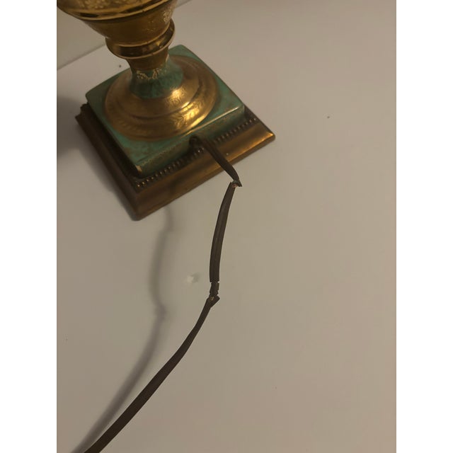 Late 19th to Early 20th Century Porcelain Urn Table Lamp For Sale - Image 4 of 5