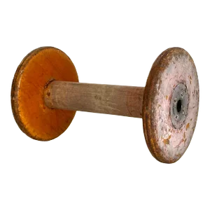 1920s Wooden Textile Factory Spool