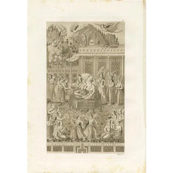 Early 19th Century Ferrario, Hindu Gods, 1831, Print For Sale - Image 5 of 5