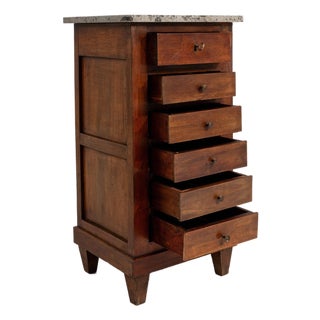 19th Century France Brown Wood Chests of Drawers For Sale