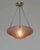 Adolphe Bloch & Muller frères A large French 1925-1930 art deco pendant in nickel plated solid brass or bronze. It's a...