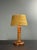 Mid-Century Modern Mid-Century Modern French Brutalist Turned Wood Table Lamp in the style of Charles Dudouyt, 1950s For Sale - Image 3 of 17