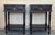 Spanish 1900-1909 Pair of Spanish Nightstands With One Drawer and Low Shelve and Fluted Legs For Sale - Image 3 of 10