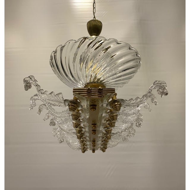 Pendant Chandelier from Seguso, 1950 For Sale - Image 9 of 11