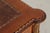 Francesco Molon Leather Top Office Writing Desk Computer Credenza For Sale - Image 10 of 18