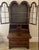 English 1900s Antique Secretary Desk Walnut Bureau Bookcase For Sale - Image 3 of 12