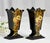 Pair of 19th C. French Hand Painted Paper Mache Spill Vases For Sale - Image 4 of 5