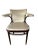 Mid 20th Century Bentwood Mid-Century Cream Leather Armchair With Nail-Head Details For Sale - Image 13 of 13