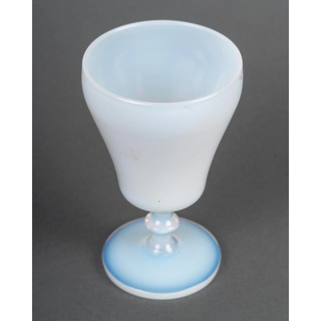 Napoleon III Opaline Glass Chalice, 19th Century For Sale - Image 3 of 8