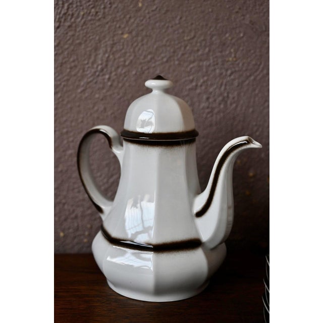 Bohemian Porcelain Breakfast Tea Set from Winterling Bavaria, 1960s, Set of 21 For Sale - Image 6 of 8