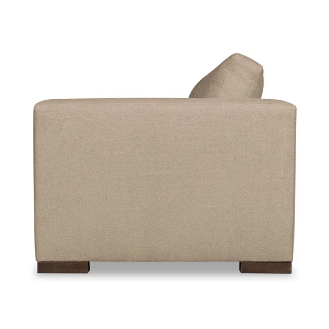 Contemporary Moss Home Hov Loveseat 72"W, Safari Flax For Sale - Image 3 of 7