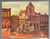 Mid-Century Modern 1971 Knoxville Tennessee Market Square Oil Painting by Jennie Mansfield For Sale - Image 3 of 7