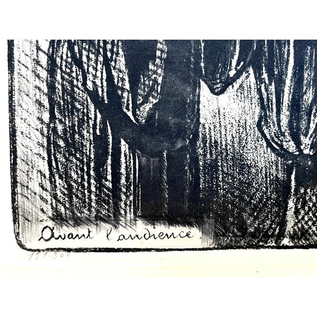 Mid 19th Century Antique Honoré Daumier Signed Limited Edition Lithograph "Le Gens De Justice" For Sale - Image 5 of 6