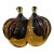 MCM Murano Glass Apple Bookends For Sale
