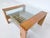 Brown Mid-Century Modern Coffee Table in Wood and Glass attributed to Guiseppe Rivadossi, Italy, 1950s For Sale - Image 8 of 10