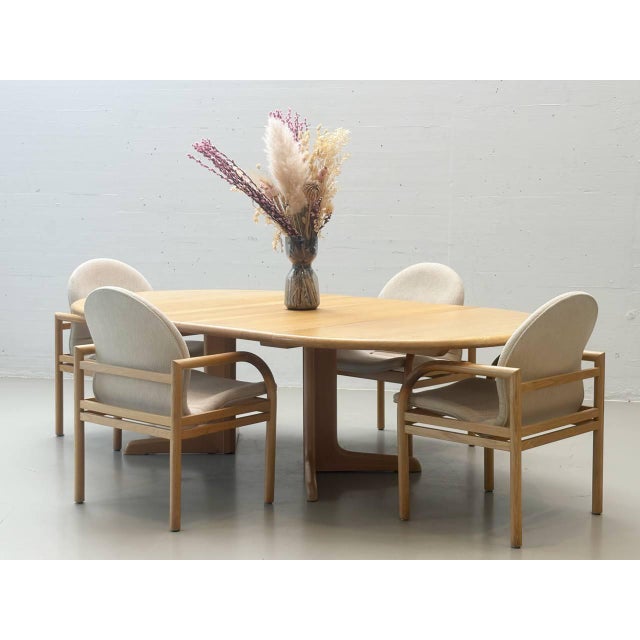 Vintage Swiss Extendable Table in Oak For Sale - Image 12 of 17