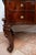 Antique Louis Philippe Neapolitan Desk in Mahogany with Chiseled Leather Top, 19th Century For Sale - Image 3 of 4