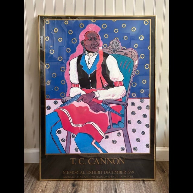 Vintage t.c. Cannon “Two Guns Arikara” 1979 Original Exhibition Poster Art For Sale - Image 12 of 12