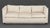 Modern White Upholstered Three-seat Sofa. 29" H x 79" W x 33" D; seat: 18" H. Provenance: From a 45 Sutton Place South...