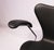 Black Leather Model 3207 Seven Chair by Arne Jacobsen for Fritz Hansen, 1980s For Sale - Image 6 of 9
