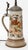 German Bier Stein Mounted as a Lamp. 25" H x 6" Diameter. Provenance: From a New York City Collection.