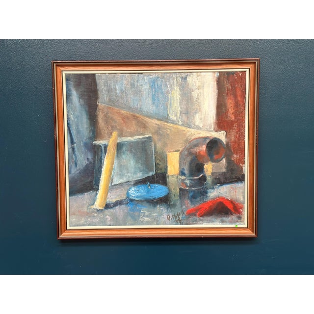 R. Olsson, Still Life, 1950s, Oil on Canvas, Framed For Sale - Image 10 of 18