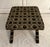 Mid-Century Modern Late 20th C. Hollywood Regency X-Bench Stool With Geometric Upholstery For Sale - Image 3 of 12