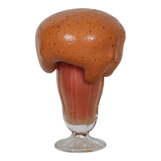 Frozen Moments - Root Beer Float Iii, Resin and Styrofoam Sculpture by Geoffrey Rose For Sale