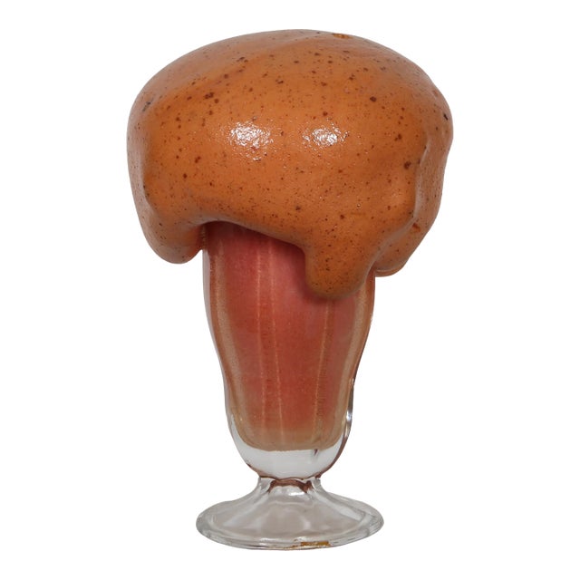 Frozen Moments - Root Beer Float Iii, Resin and Styrofoam Sculpture by Geoffrey Rose For Sale