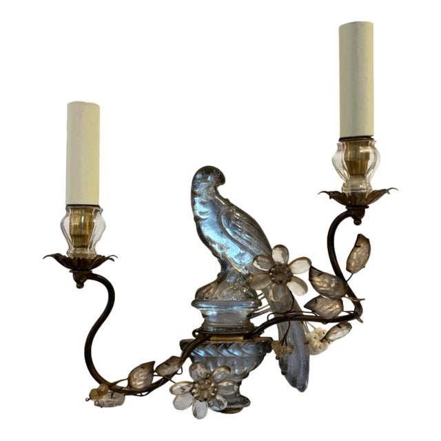 1960s Parrot and Urn Wall Sconces from Maison Baguès, 1960s, Set of 2 For Sale - Image 5 of 8