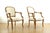 Rococo Antique Rococo Oak Armchairs with Light Beige Upholstery, Sweden, 1850s, Set of 2 For Sale - Image 3 of 9