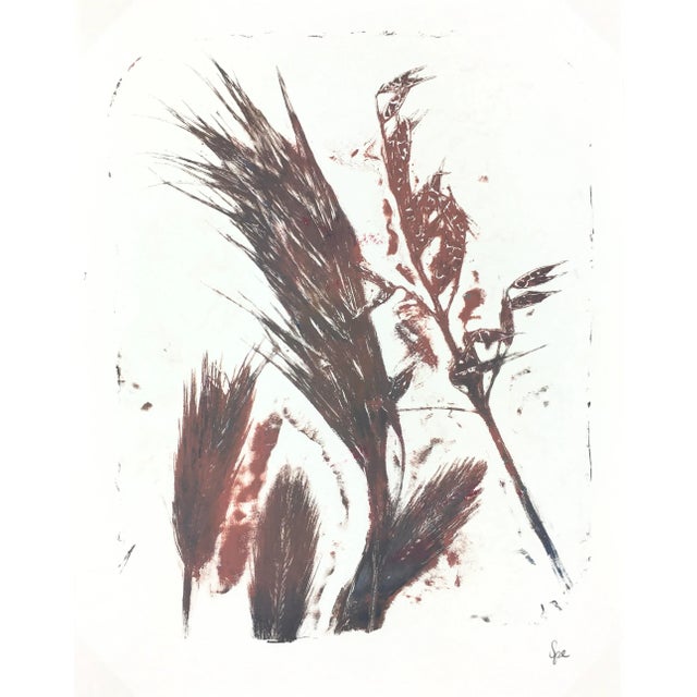 2010s English Abstract Painting - Modern Grass For Sale - Image 5 of 5