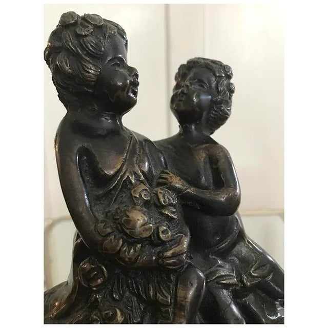 1970s Greek Revival Bronze Statuary For Sale In Cincinnati - Image 6 of 7